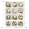 kwiaty, ramy, styl vintage, pastele, elegancja, dekoracja, delikatność, akwarela, botanika, estetyka shabby chic Angielski: flowers, frames, vintage style, pastels, elegance, decoration, delicacy, watercolor, botany, shabby chic aesthetic